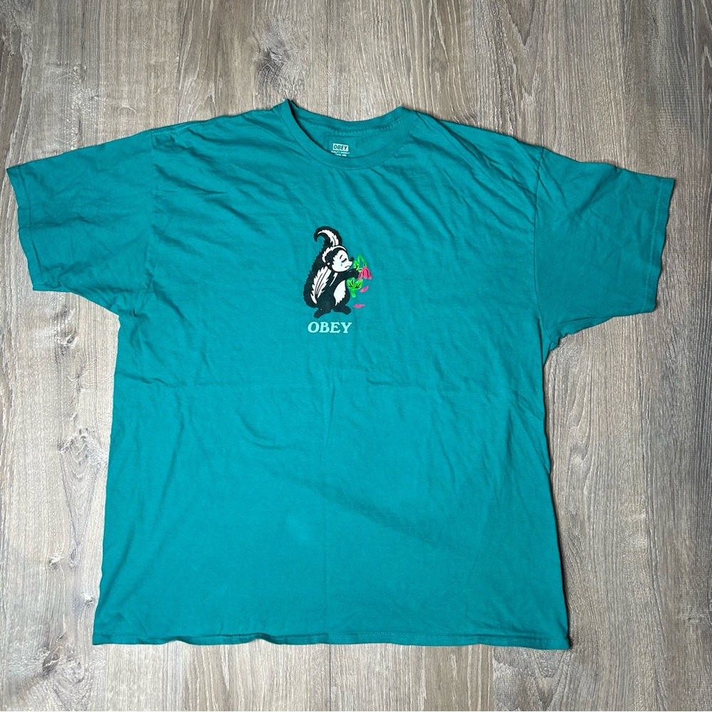 Obey Worldwide Men’s Size XXL Graphic Obey Skunk Tee